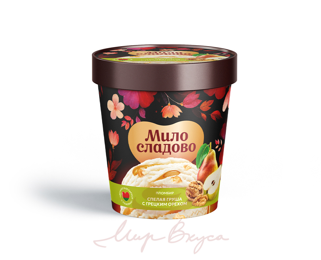 Пломбир Спелая груша с грецким орехом